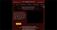 Desktop Screenshot of cabinetdoorshouston.com